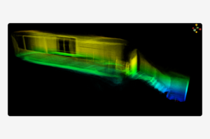 3D point cloud acquired by ASIO X LiDAR